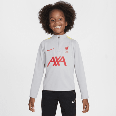 Maglia da calcio per allenamento Nike Dri-FIT Liverpool FC Academy Pro per bambino/a – Terza