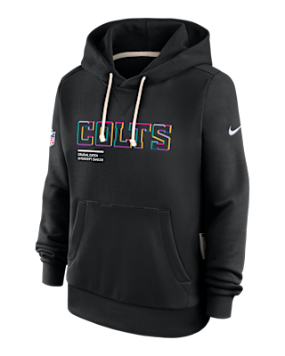 Женское худи Indianapolis Colts Crucial Catch Nike Dri-FIT NFL Pullover Hoodie