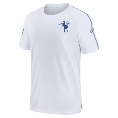 Playera Nike Dri-FIT de la NFL para hombre Indianapolis Colts Sideline Coach