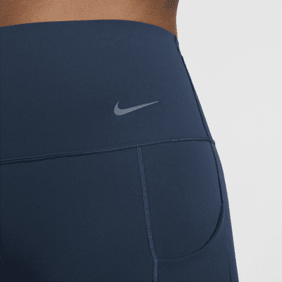 Leggings de largo completo y tiro alto de media sujeción con bolsillos para mujer Nike Universa