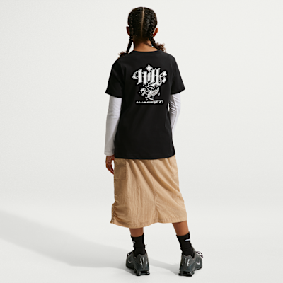 Playera para niños talla grande Nike Sportswear