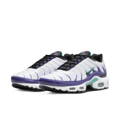 blue and green nike air max plus