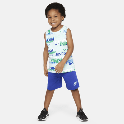 Nike Sportswear PE Little Kids' Printed Tank Set