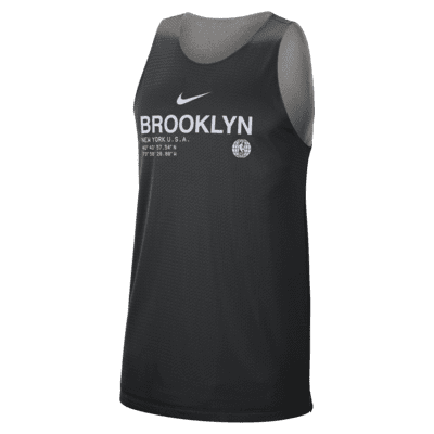 Brooklyn Nets Standard Issue Men's Nike NBA Reversible Tank. Nike IN