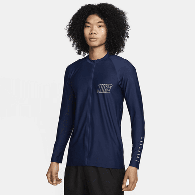 Nike Swim 3-D Men's Long-Sleeve Full-Zip Hydroguard