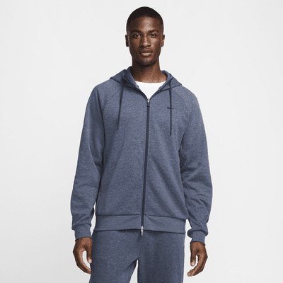 Hoodie versátil com fecho completo Dri-FIT UV Nike Primary para homem