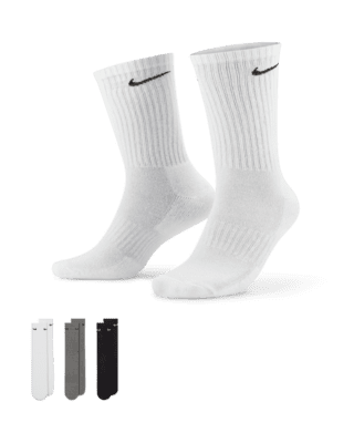 Nike Everyday Cushioned Training Crew Socks (3 Pairs). Nike UK