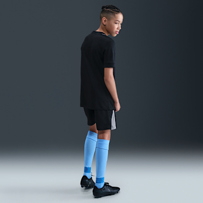 Chelsea F.C. 2025/26 Stadium Goalkeeper Nike Dri-FIT rövid ujjú replika futballmez nagyobb gyerekeknek