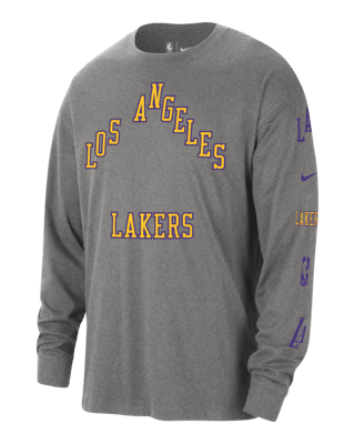 Мужская футболка Los Angeles Lakers 2023/24 City Edition Nike NBA Max90 Long-Sleeve