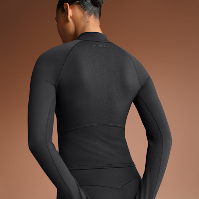 NikeSKIMS Matte Women's Mock-Neck Full-Zip Jacket