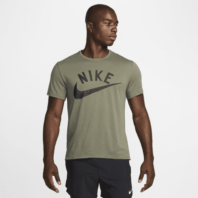 Playera de correr de manga corta Dri-FIT para hombre Nike Miler