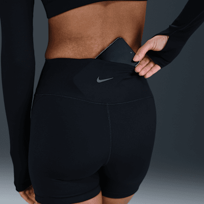 Nike One bikeshorts met hoge taille voor dames (13 cm)