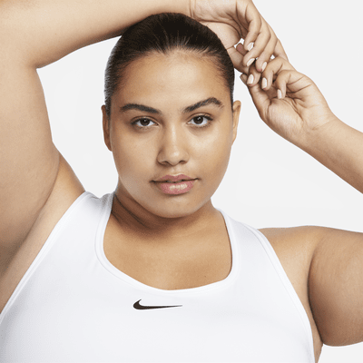 Bra deportivo con almohadillas para mujer (talla grande) Nike Swoosh Medium Support