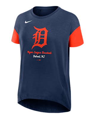 Женская футболка Detroit Tigers Flowy Women’s Nike Dri-FIT MLB