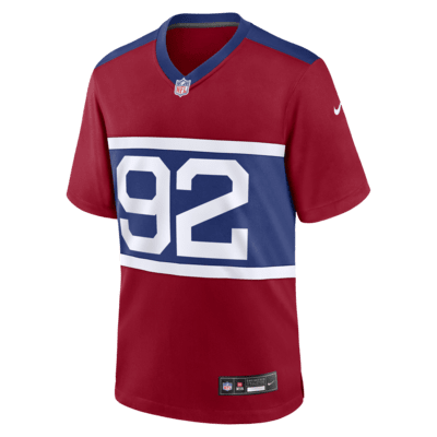 Jersey para el partido de la NFL Nike para hombre Michael Strahan New York Giants