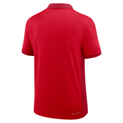Georgia Sideline Victory Stripe Men's Nike Dri-FIT College Polo