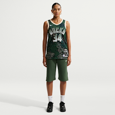 ヤニス アデトクンボ ミルウォーキー バックス 2025/26 セレクト シリーズ メンズ ナイキ Dri-FIT NBA スウィングマン ジャージー