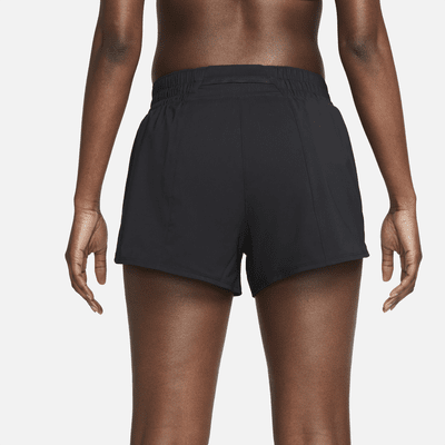 Nike Dri-FIT One Swoosh Laufshorts mit Slip mittelhohem Bund für Damen