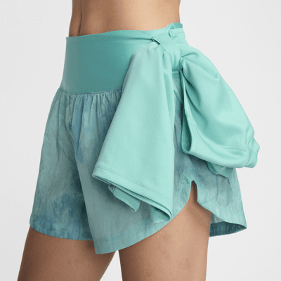 Nike Trail Repel hardloopshorts met halfhoge taille en binnenbroekje voor dames (8 cm)