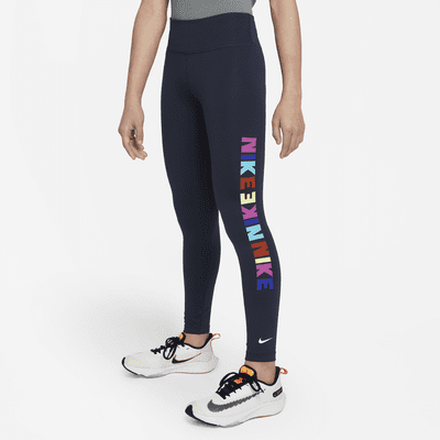 Nike Dri-FIT One Older Kids' (Girls') Leggings with Pockets. Nike CH