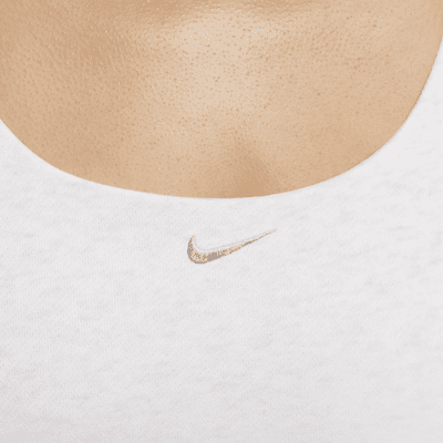 Camiseta de tirantes cropped de tejido French Terry para mujer entallada Nike Sportswear Chill Terry