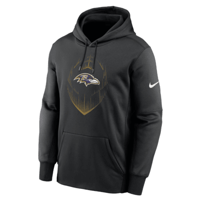 Baltimore Ravens Icon Men’s Nike Therma NFL Pullover Hoodie