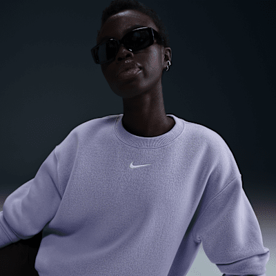 Nike Sportswear Phoenix Fleece Sudadera oversized de cuello redondo para mujer