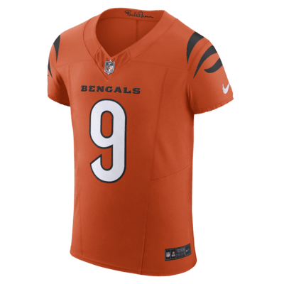 Jersey de fútbol americano Nike Dri-FIT de la NFL Elite para hombre Joe Burrow Cincinnati Bengals