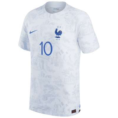 France National Team 2022/23 Vapor Match Away (Kylian Mbappe) Men's Nike Dri-FIT ADV Soccer Jersey