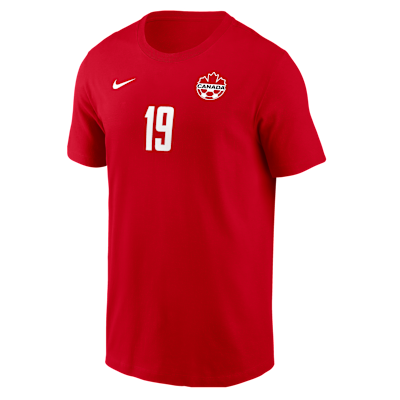 Alphonso Davies Team Canada Men's Nike Soccer T-Shirt from Nike - $45