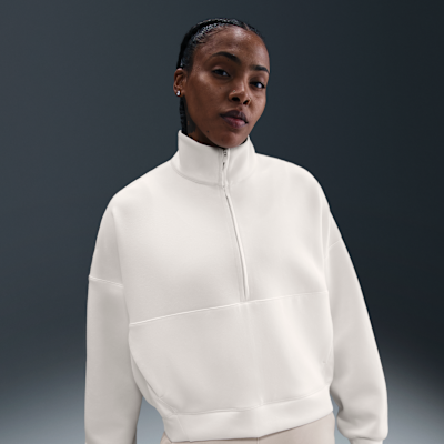 Playera Dri-FIT oversized de medio cierre para mujer Nike 24.7 ImpossiblySoft