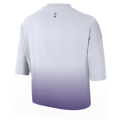T-shirt boxy Los Angeles Lakers Courtside City Edition Premium Nike NBA – Donna