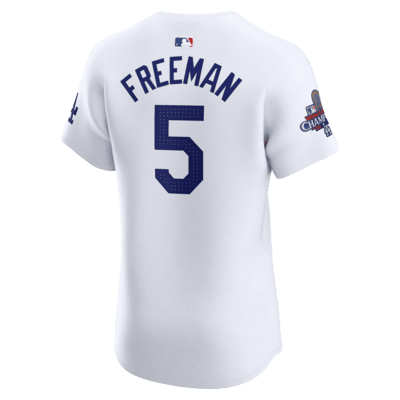 Freddie Freeman Los Angeles Dodgers 2024 World Series Champions Men's Nike Dri-FIT ADV MLB Elite Jersey