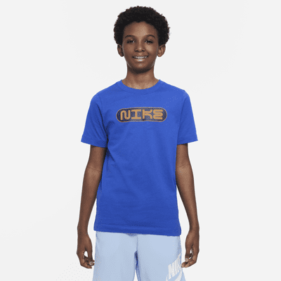 boys blue nike shirt