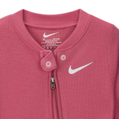 Nike Baby Viscose Waffle Knit Footed Coverall
