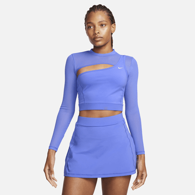 Nike Pro Women's Long-Sleeve Cropped Top. Nike IL