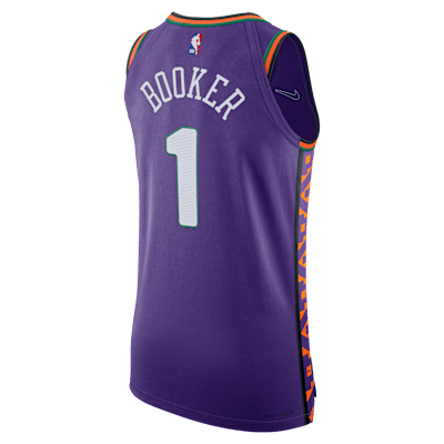 Jersey Nike Dri-FIT ADV Authentic de la NBA para hombre Devin Booker Phoenix Suns 202/2 City Edition