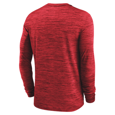 Ohio State Buckeyes Sideline Velocity Men's Nike Dri-FIT College Long-Sleeve T-Shirt