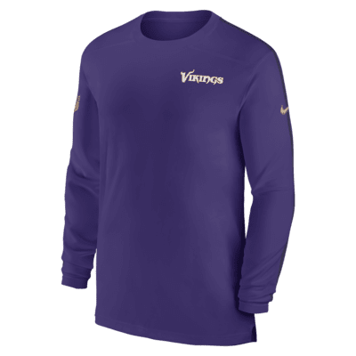 Minnesota Vikings Sideline Coach Men's Nike Dri-FIT NFL Long-Sleeve Top