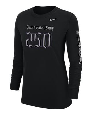 Женская футболка Army Rivalry 250th Anniversary Nike College Long-Sleeve
