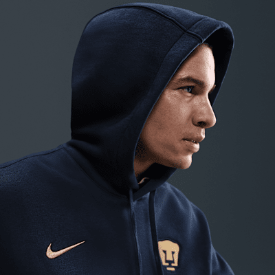Sudadera con gorro sin cierre de fútbol Nike para hombre Pumas UNAM Club