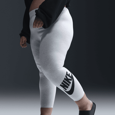 Leggings con gráfico de tiro alto para mujer (talla grande) Nike Sportswear Classics