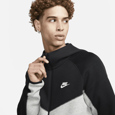 Hoodie com fecho completo Nike Sportswear Tech Fleece Windrunner para homem