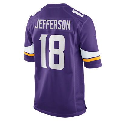 Camiseta game para hombre NFL Minnesota Vikings (Justin Jefferson)
