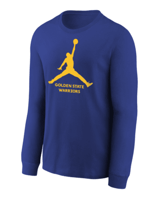 Подростковая футболка Golden State Warriors Essential Big Kids' Jordan NBA Long-Sleeve