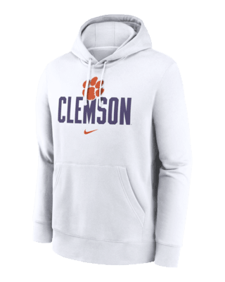 Мужское худи Clemson Tigers Primetime Club Campus Nike College Pullover Hoodie