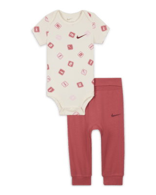 Детские  Nike Baby (0-9M) 2-Piece Printed Bodysuit Set