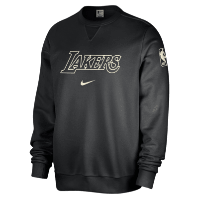 Los Angeles Lakers Standard Issue Nike Dri-FIT NBA sweatshirt med rund hals til herre