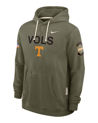 Мужское худи Tennessee 2025 Military Appreciation Nike Dri-FIT College Pullover Hoodie