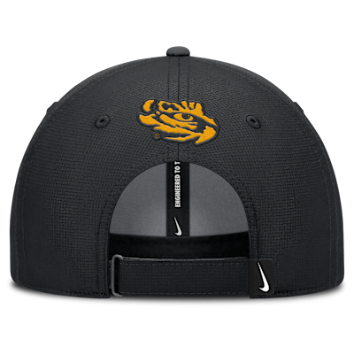 Gorra universitaria Nike Dri-FIT ajustable para hombre LSU Athletic Prep Club